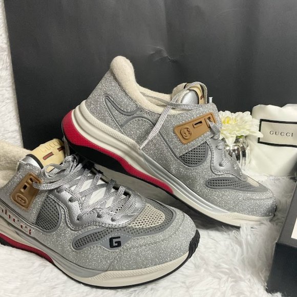 GUCCI ULTRA PACE LOW TOP SNEAKERS - Authentic - Picture 8 of 14